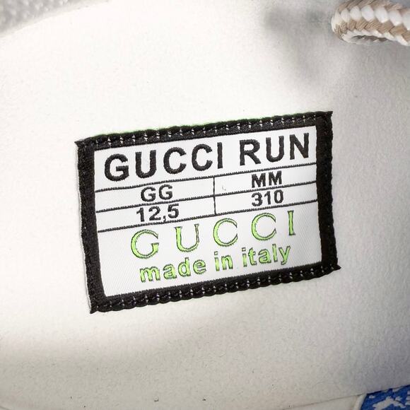 Gucci Technical Knit GG Run Sneaker - Men’s 13 - Picture 7 of 8
